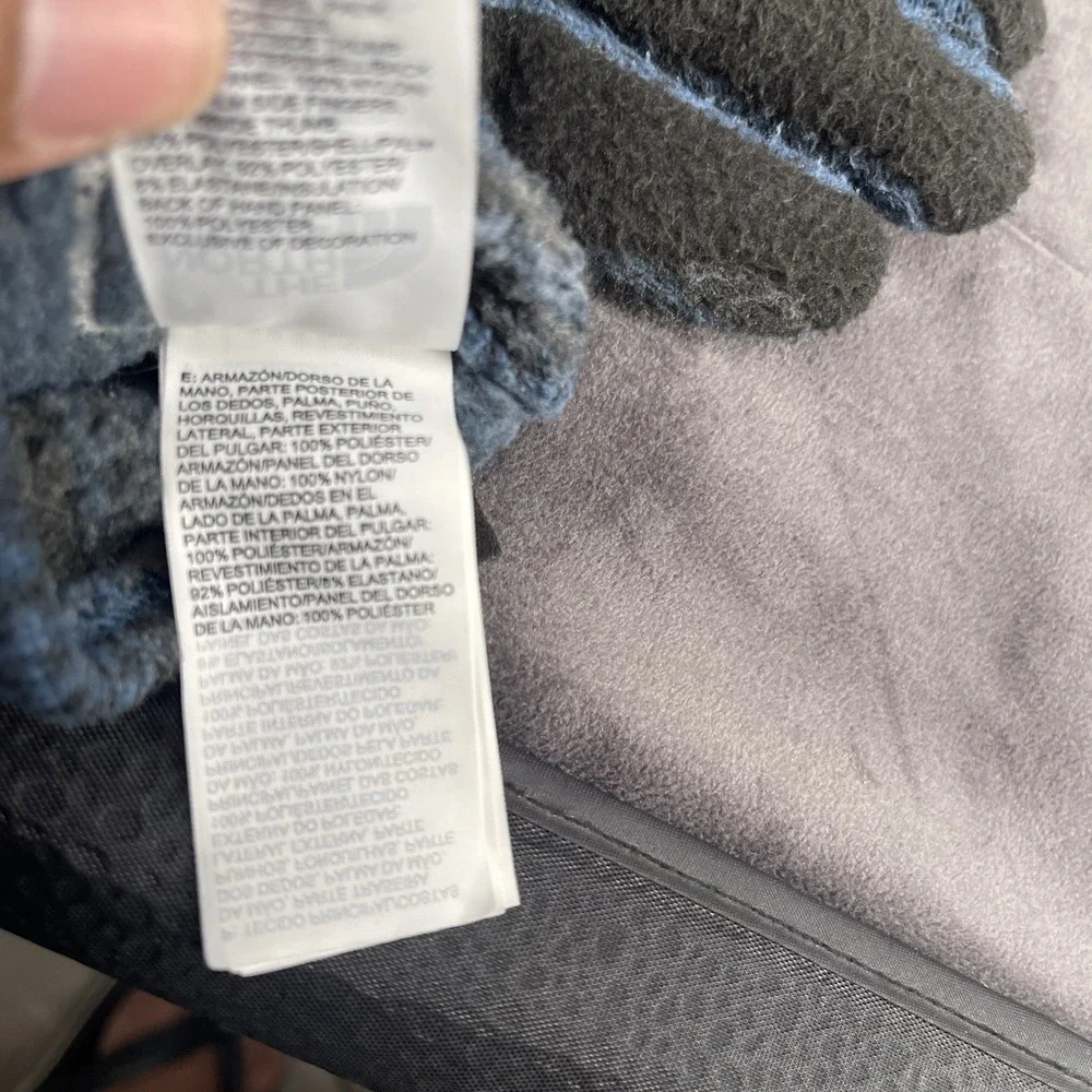 The North Face Etip Recycled Gloves Men's XL Blue Touchscreen Winter Warm